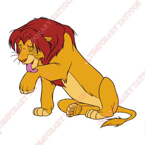 The Lion King Customize Temporary Tattoos Stickers NO.936